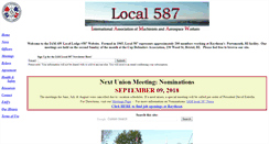 Desktop Screenshot of local587.com